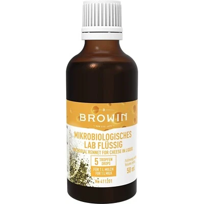Browin Laboratoire microbiologique liquide pour fromage 50 ml pour la fabrica... - Photo 1/4