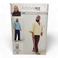 Know Me by Mimi G Mens Sewing Pattern Size 34-42 McCalls Designer Maker Series 