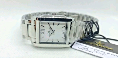 DAMENUHR LUCIEN ROCHAT SAINT MALO SWISS MADE, WEISSES SAPHIRGLAS