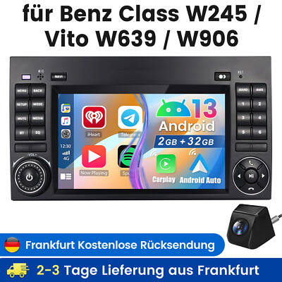 Für Mercedes-Benz A B-Klasse W169 W245 2004-2012 Android 13 Autoradio BT Carplay