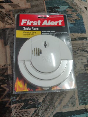 FIRST ALERT General Use Battery Operated Smoke Alarm Detector SA67C Ionization 