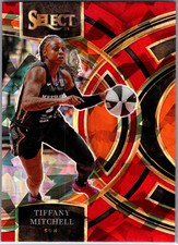 2024 Panini Select WNBA Tiffany Mitchell #189 Red Cracked Ice