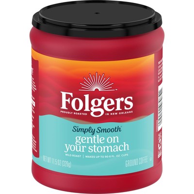 Folgers Simply Smooth Coffee 1 Ounce Pack of 23 Mellow Flavor Mild Roast
