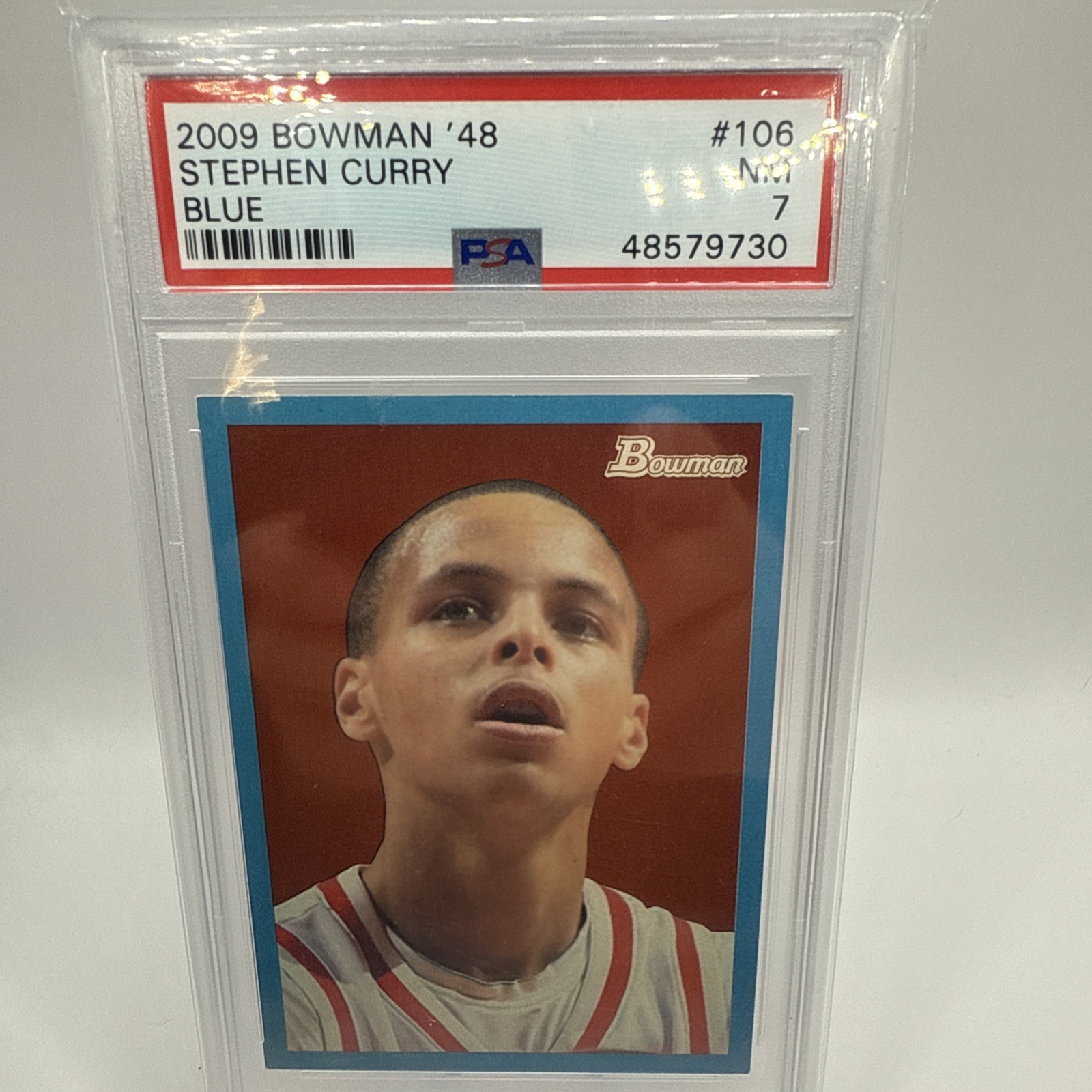 2009-10 Bowman '48 - Stephen Curry #106 Blue /1948 (RC)