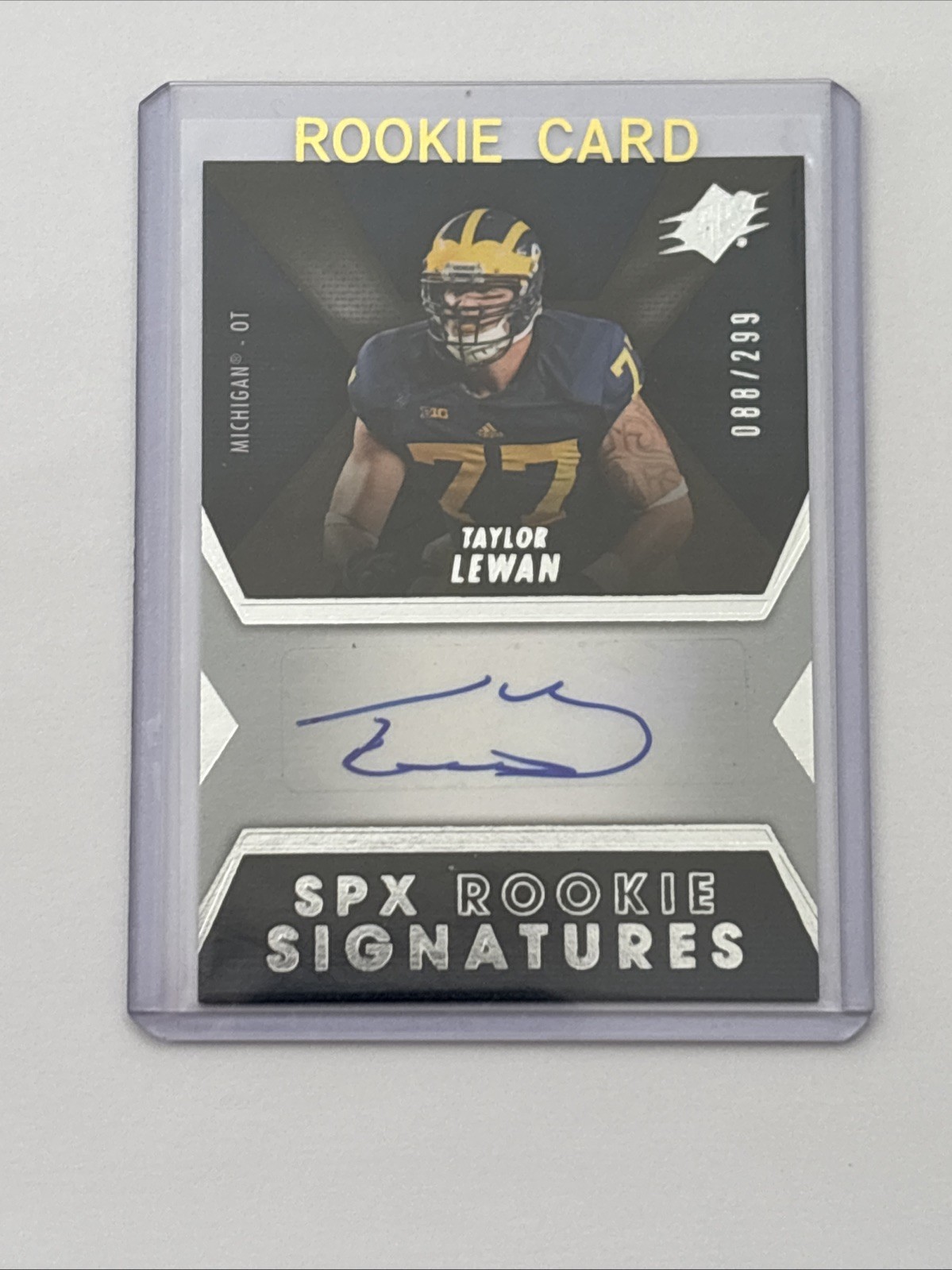 Taylor Lewan Spx #144 Autograph