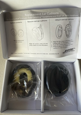 #ad Genuine Original OEM Bose Replacement Ear Pads Cushions QC3 Headset Headphones $14.99