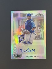 Victor Mesia 2021 Metal Draft Auto Card #LA-VM1