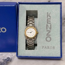 Antiguo reloj pulsera vintage KENZO Kenzo combo acero inoxidable