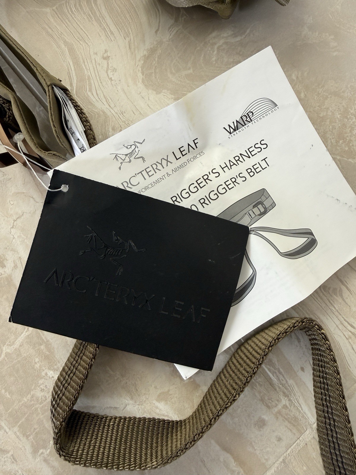 Arc'teryx E220 Rigger's Harness Belt Color: crocodile Size: Medium H150 thumbnail 10