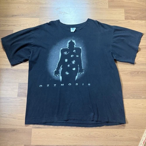 Men's Vintage Ozzy Osbourne Ozzmosis Black Concert Tour 1990s vintage concert t-shirt, vintage, size XL, single stitch, B+ condition