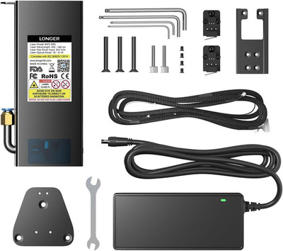 20W Laser Engraver Module - DIY Head, Eye Protection, RAY5 & B1 Compatible