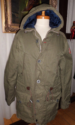 NAPAPIJRI Winter Jacke MANTEL Parka OUTDOOR JACKE Grün Gr. M/L  50/52