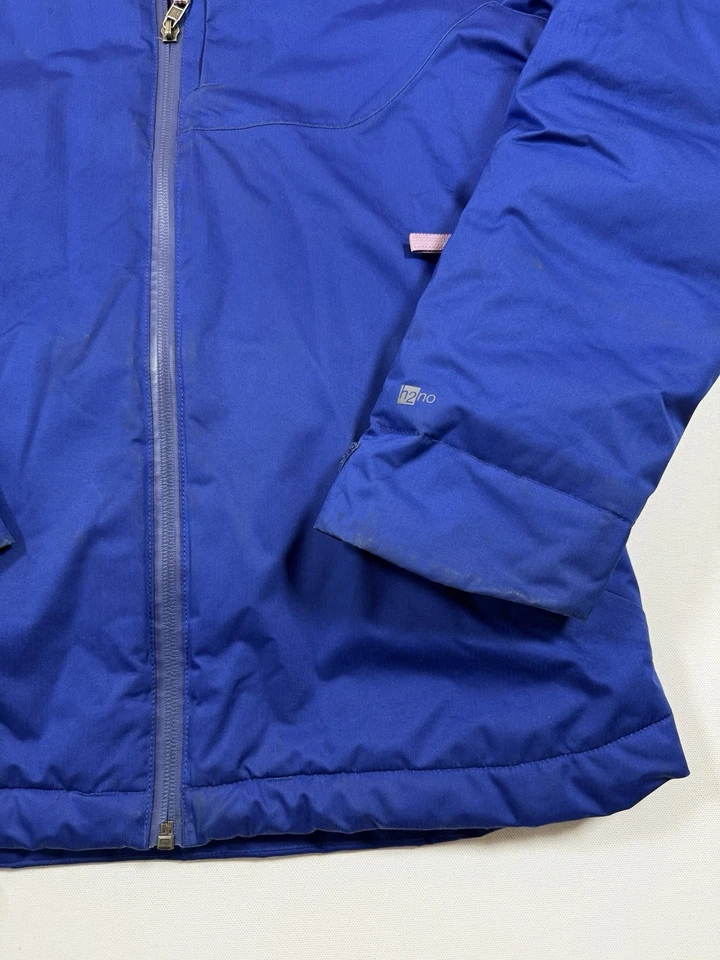 Chaqueta Patagonia Snowbelle Niñas XL Talla 14 Púrpura Cremallera Completa H2NO Rendimiento Foto 2 de 4
