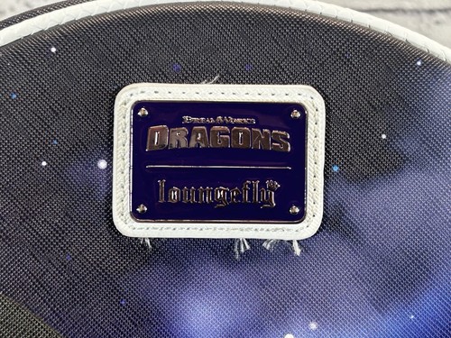 Loungefly How to Train Your Dragon Light & Night Fury Glow in the Dark Crossbody - Picture 5 of 7