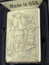 Zippo Camel Its For You Silver Lighter In A New Box