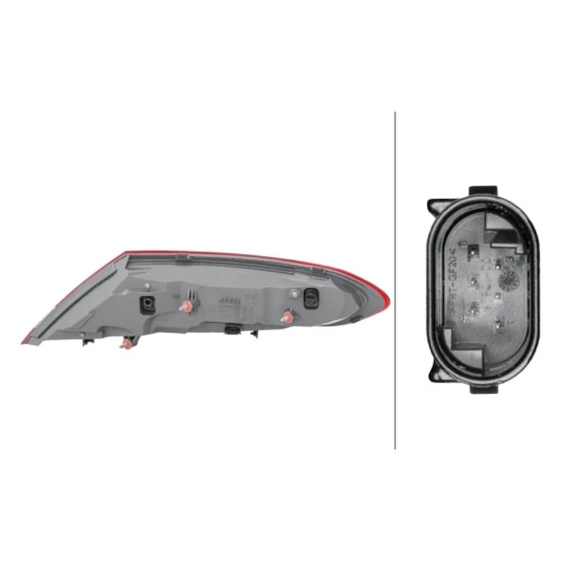For Mercedes-Benz C63 AMG 17-18 Hella Driver Side Replacement Tail Light — 第 2/2 张图片