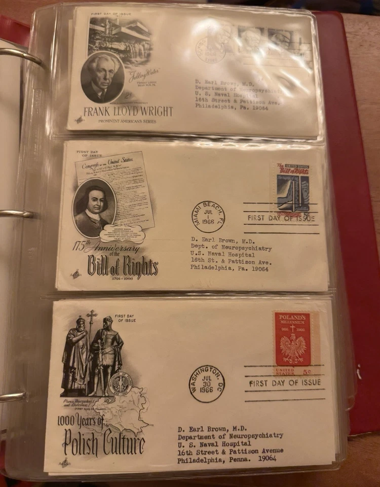 LOT OF 154 FIRST DAY Of ISSUE COVERS ENVELOPS 1966-1972 In Binder - Image 4 of 4