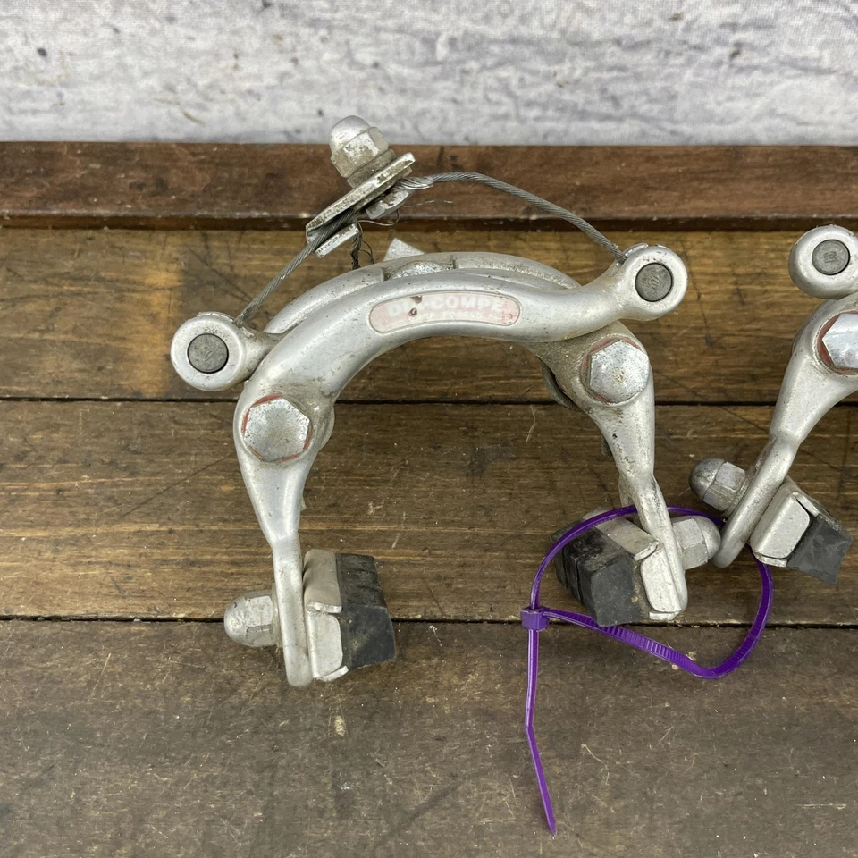 Vintage Dia-Compe Center Pull Brake Calipers Set Road Bike Japan Alloy 360g - Image 4 of 4