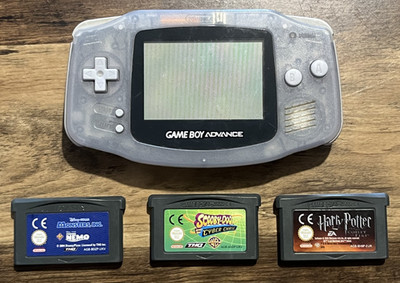Nintendo Game Boy Advance Bundle Konsole & 3 Videospiele Vintage