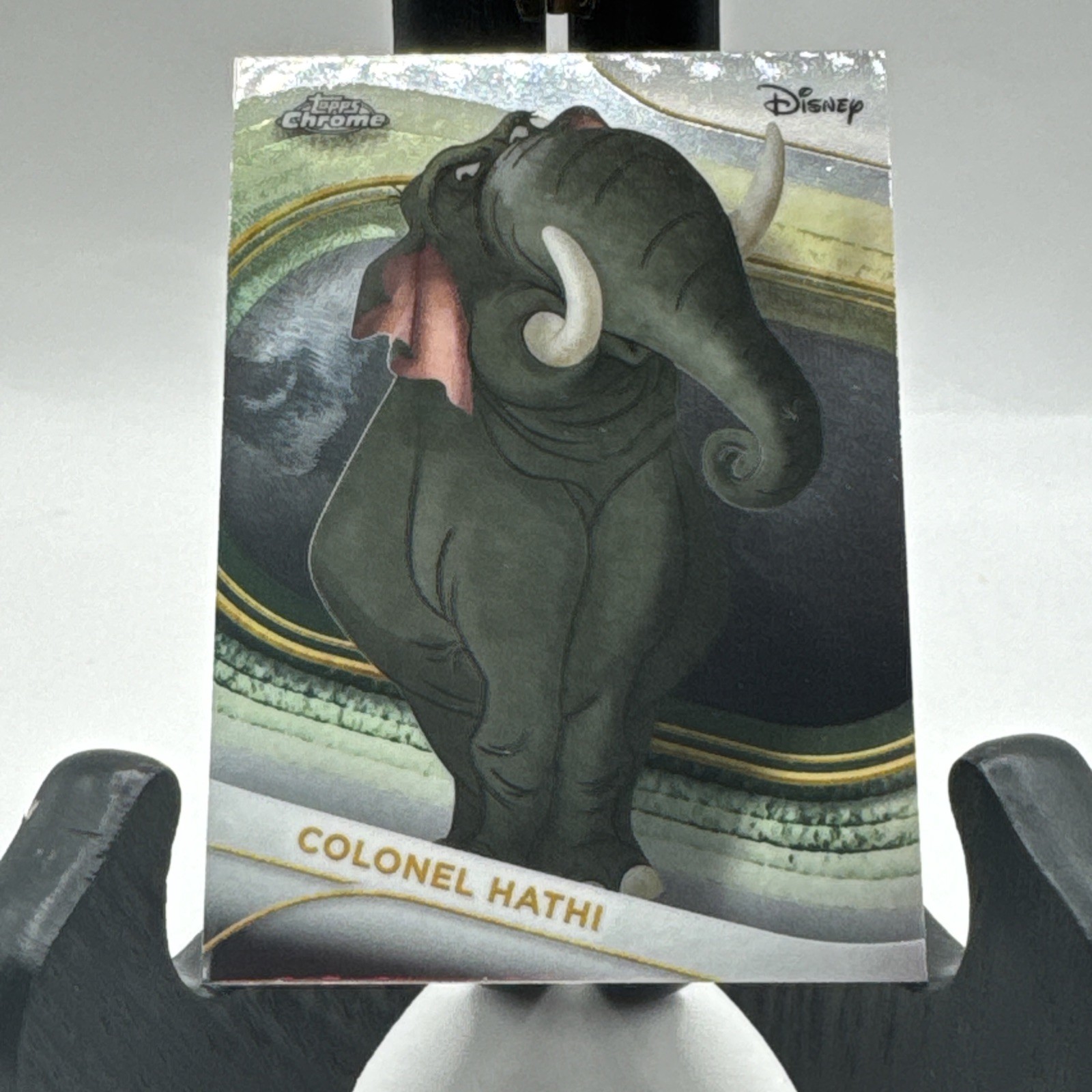 2025 Disney Topps Chrome Card Colonel Hathi Base Set 110 The Jungle Book