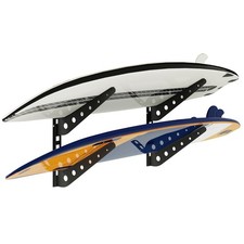 Adjustable Surfboard Rack, 2 Board Surfboard Wall Mount Display, Metal Surfbo...