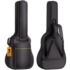 Acoustic Guitar Case: Gig Bag Soft Padded 41 In Water-resistent Guitar Backpa...