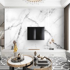 Modern Grey Geometric Marble Jazz White Luxury Living Room Wall Panel 7253