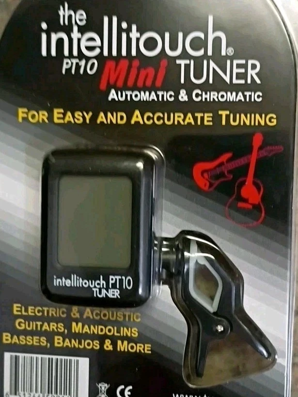 New SEALED Intellitouch PT10 Mini Auto Chromatic Clip-On Tuner Guitars & More - Image 3 of 4