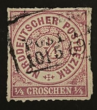 Confédération de l'Allemagne du nord - 1868 - TIMBRE OBLITÉRÉ  - YT 1 /  Mi 1