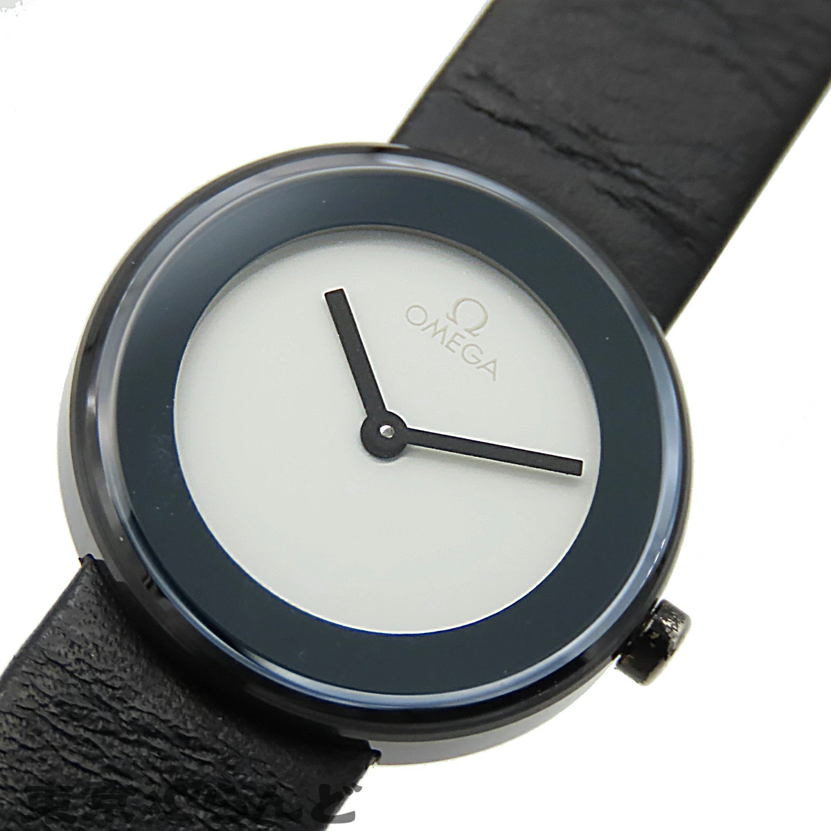 OMEGA Art Collection Round Ladies Watch Battery Operated Ceramic SS Leather Limi image 5