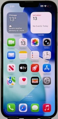 iPhone 13 Pro Max 128GB Green - Unlocked - 100% OEM - Dust in Cam - 83% 