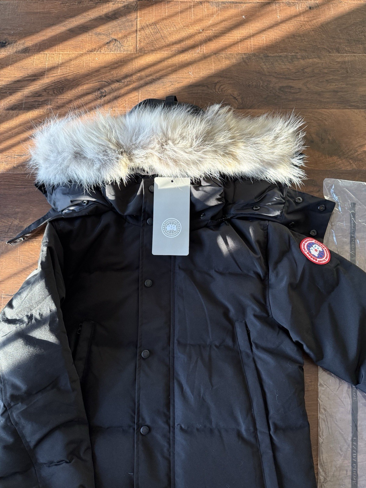 Canada Goose Parka with Fur Size Medium Men's thumbnail 2