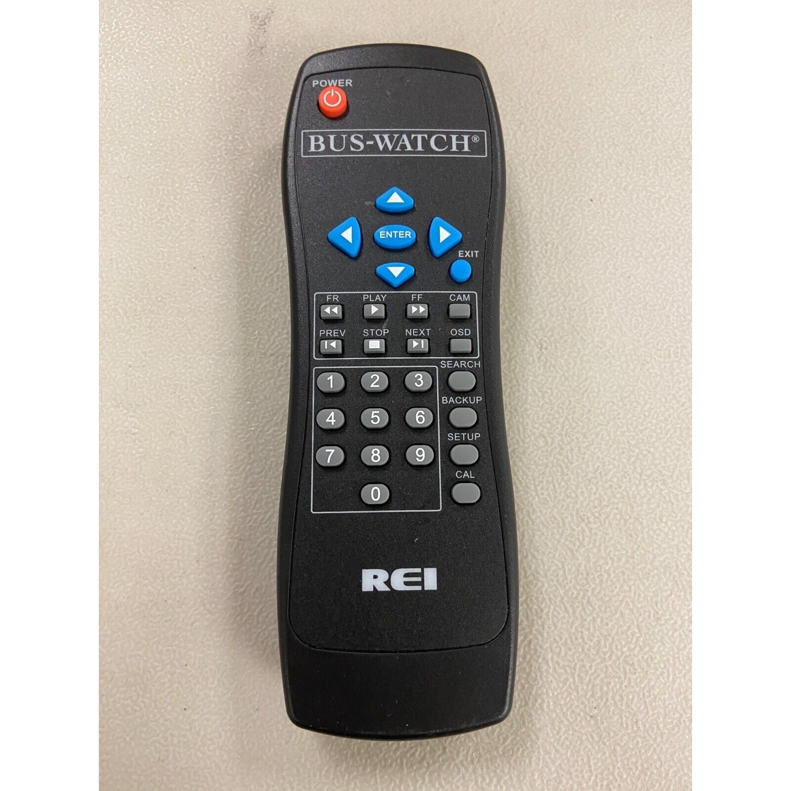 REI T188B-C Bus Watch Replacement Black Remote Control Tested