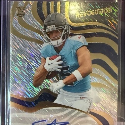 2025 Panini Revolution Elic Ayomanor Autograph #RSA-EAR Titans