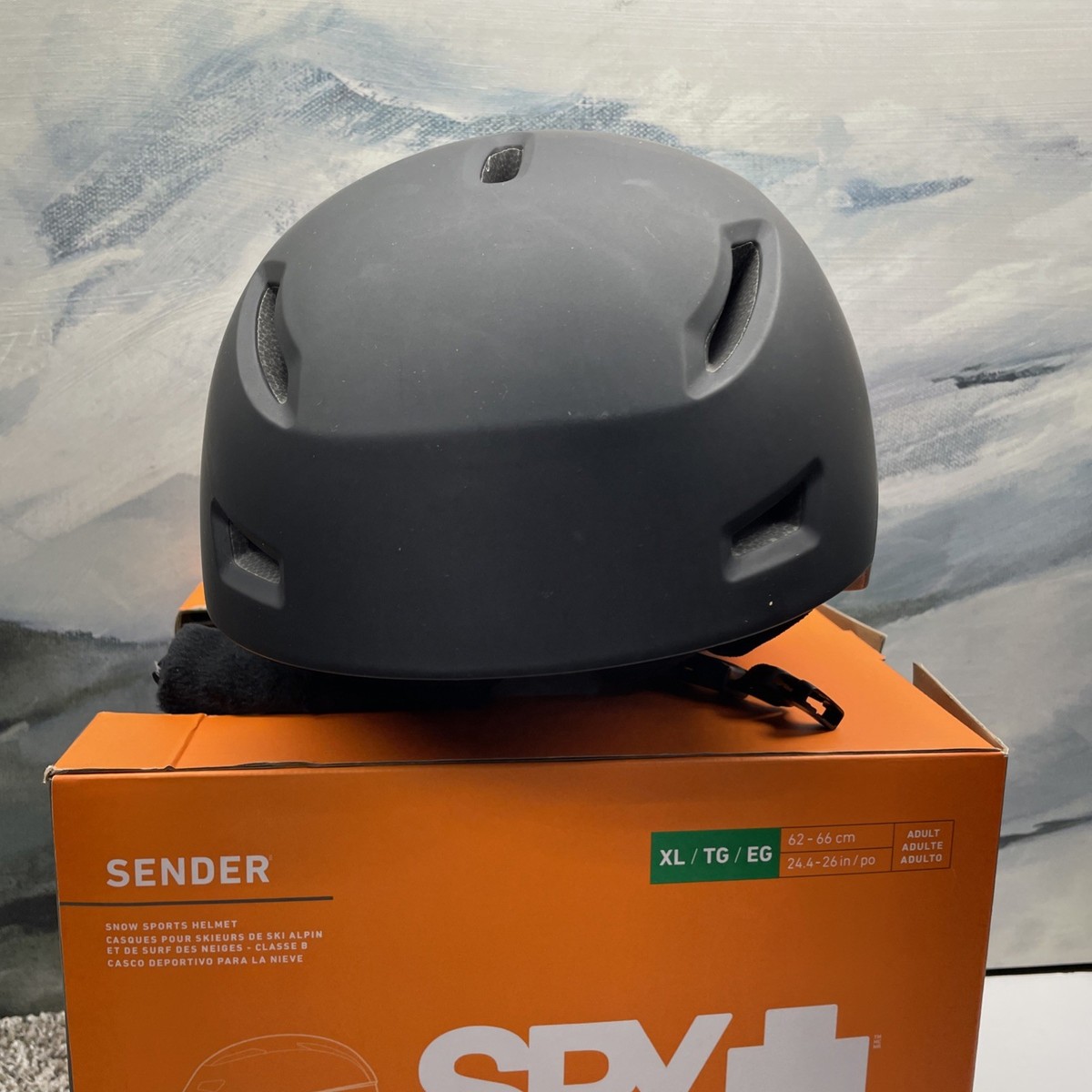 SPY Sender ヘルメット MIPS マットブラック Spy Sender Snow Helmet with MIPS Safety System - Black - All