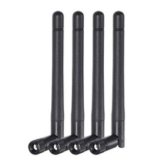 Bingfu Dual Band WiFi 2.4GHz 5GHz 5.8GHz 3dBi  RP-SMA Male  Antenna 4-Pack