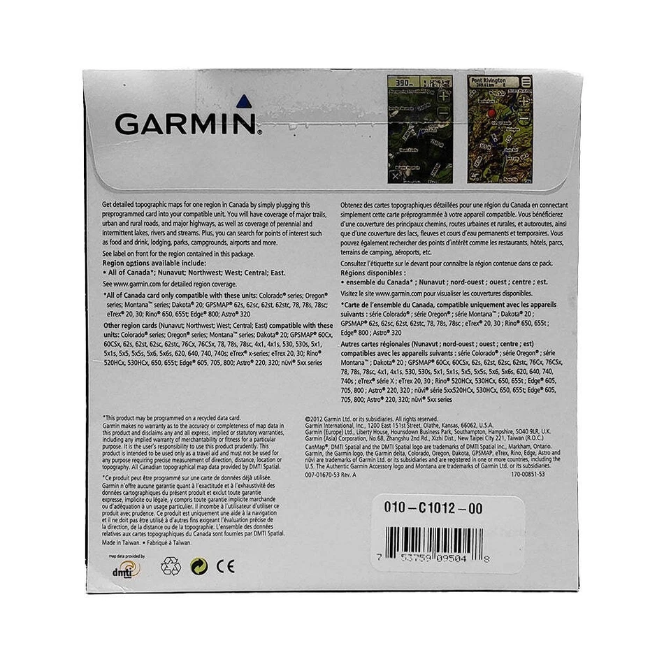 Garmin Astro Topo Micro SD - Canada - West - GPS Map Data - Image 2 of 2