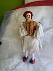 Vintage Handmade 10" Cossack Male Greek Doll Preowned — photo 3