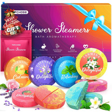 POPCHOSE Shower Steamers Aromatherapy, Stocking Stuffers for Women,...