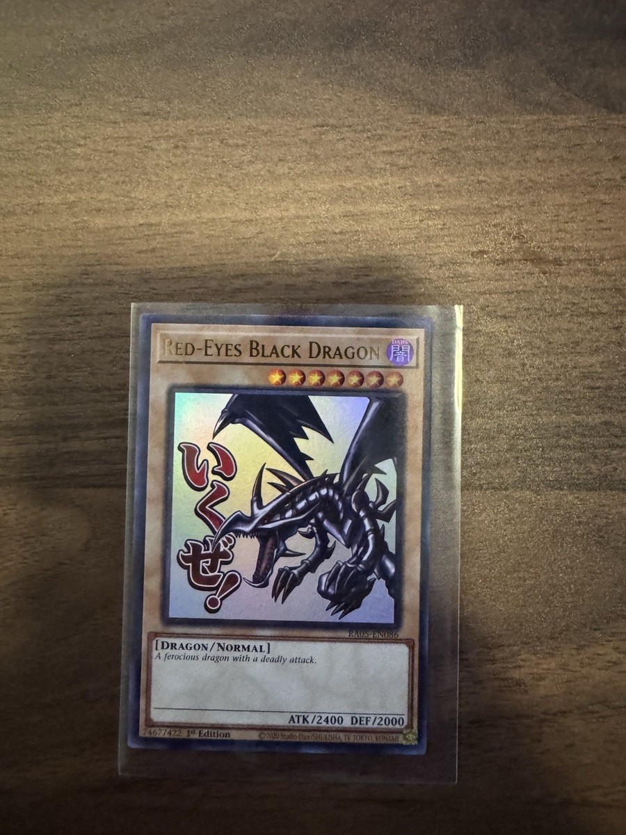Konami Yu-Gi-Oh! TCG Red-Eyes Black Dragon RA05-EN056 Holo 1st Ed