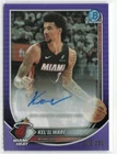 2025-26 Bowman Kel'el Ware #BCA-KW Purple Refractor Auto /250