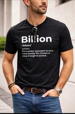 NWOT Mens Bella Canvas THE CHOSEN T-SHIRT S/S BLACK "BILLION" Size Medium