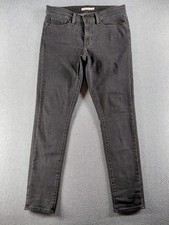 Levi's 311 Women's Jeans Size 29 Black Shaping Skinny Straight Mid 29.5" Denim