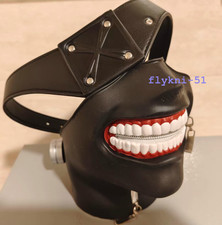 Tokyo Ghoul Kaneki Ken 3D Half Face Mask Halloween Cosplay Mask Prop Gifts
