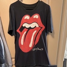 Vintage Rolling Stones North American Tour 1989 Original T-Shirt VTG 1980s