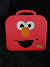 Elmo On The Go ABC Alphabet Letters Red Carrying Case Sesame Street Complete