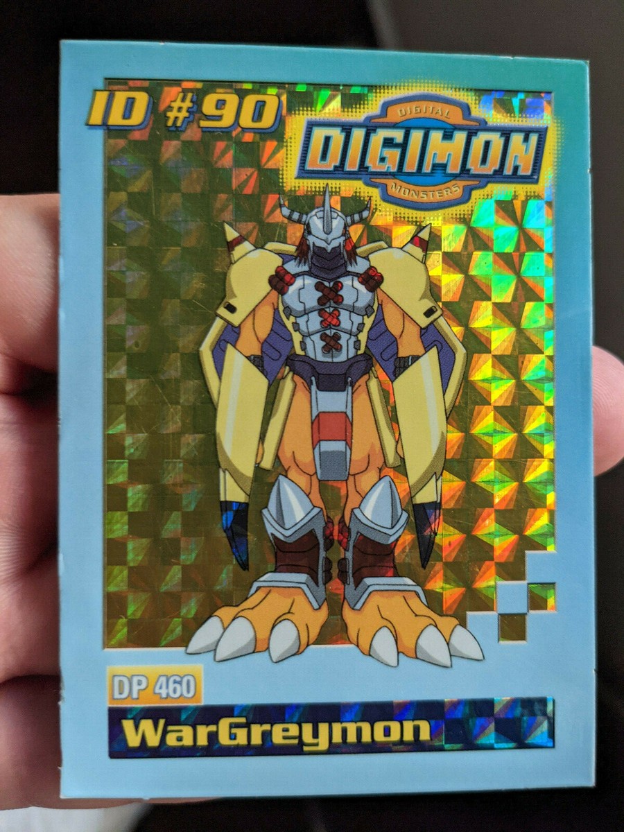 WarGreymon Digimon ID #90 DP 460 Foil Holo 1999 WarGreymon Digimon ID #90 DP 460 Foil Holo 1999