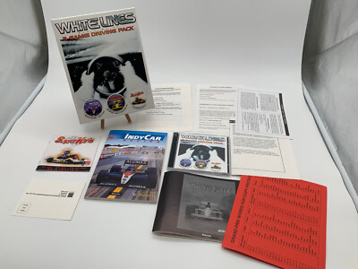 White Lines 3 Game Driving Pack, Microprose,Big Box, CIP+, DOS, OVP, top Zustand