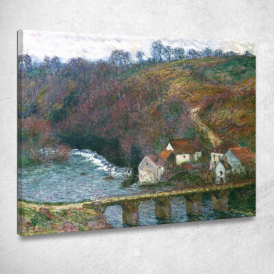 La Grande Creuse Presso Il Ponte Di Vervy 1889 Claude Monet, mnt75 Druckbild