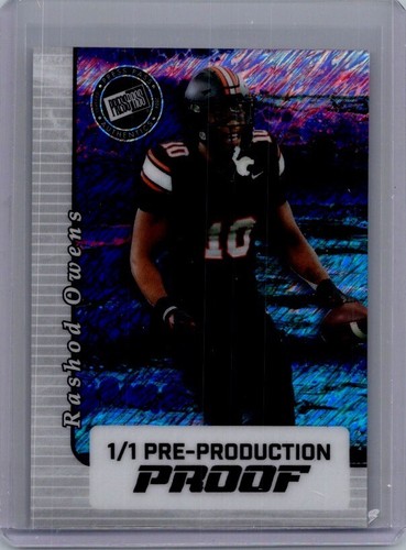 Rashod Owens 2024 Leaf Football 1/1 Pre Production Proof